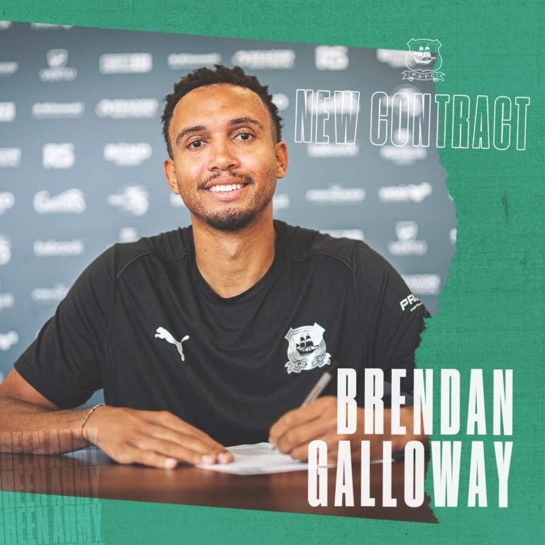 Wayne Rooney helps convince Brendan Galloway to sign new Plymouth Argyle contract