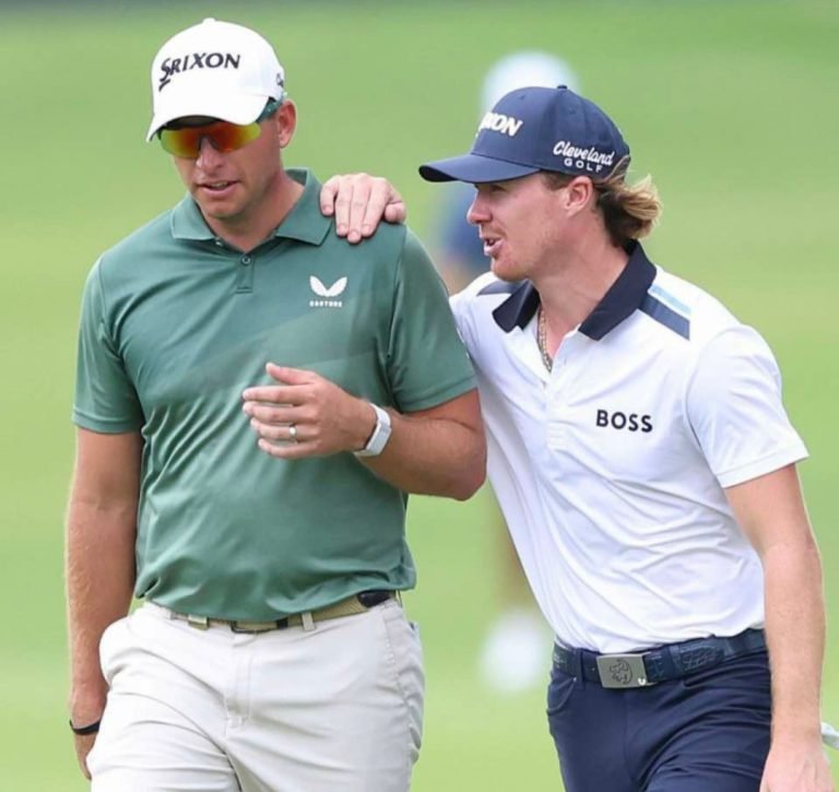 Ex-Zim cricket stars Crocker and Burmester reunited by golfing sons at the British Open
