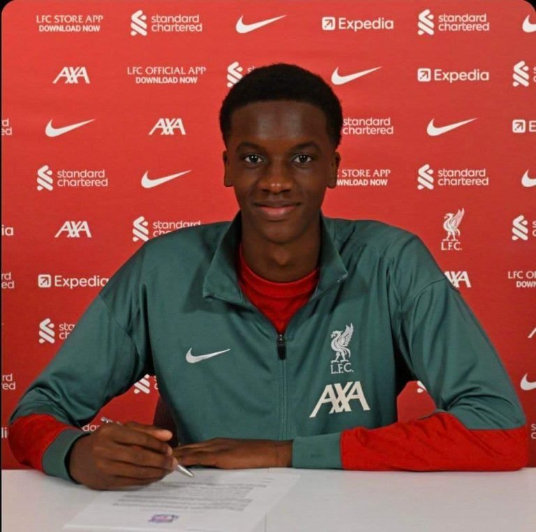 Trey Nyoni signs first professional contract at Liverpool