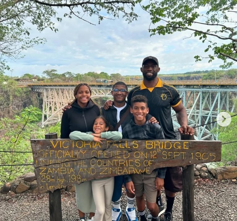 Siya Kolisi’s heart-warming family getaway in Zimbabwe