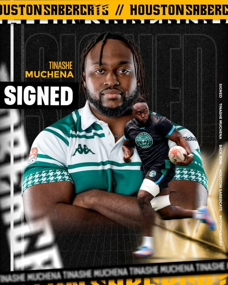 Zimbabwean rugby star Tinashe Muchena returns to Houston Sabercats from Chicago Hounds 