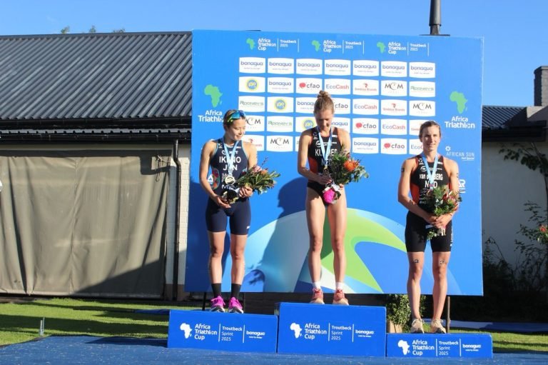 Zim-born Klamer wins Bonaqua Africa Triathlon Cup Troutbeck