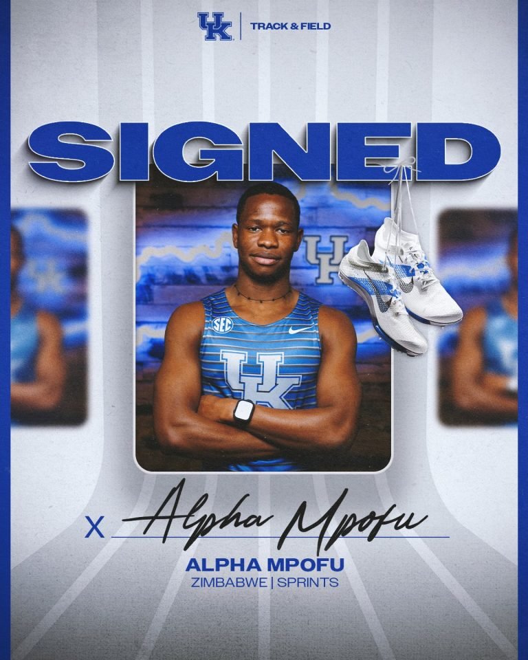 US-Based Zimbabwean sprinter Alpha Mpofu signs with University of Kentucky