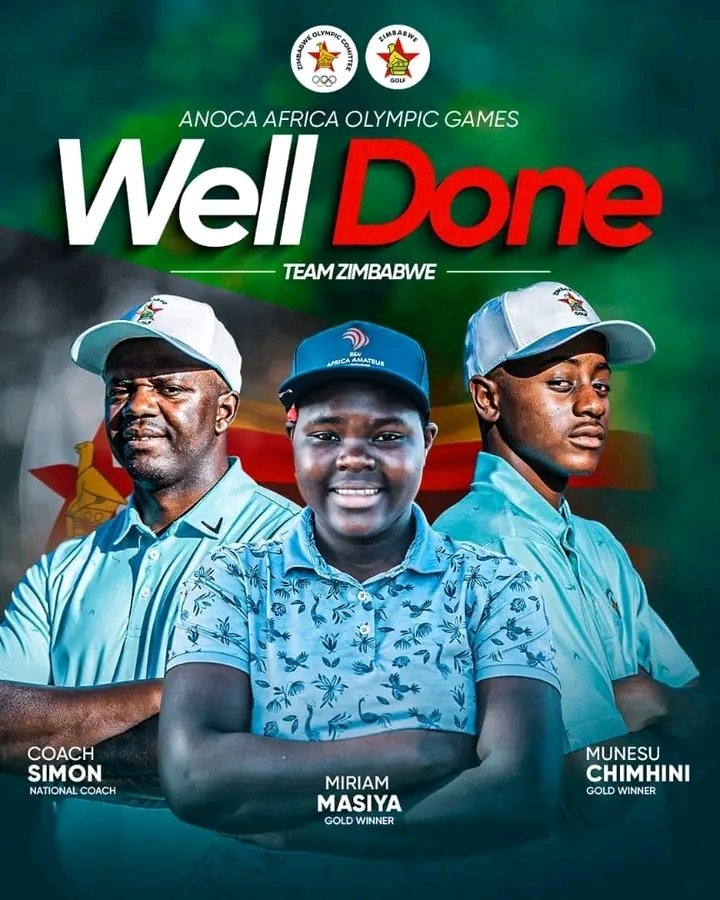 Double Gold Glory! Zimbabwe’s golfers conquer African Youth Games