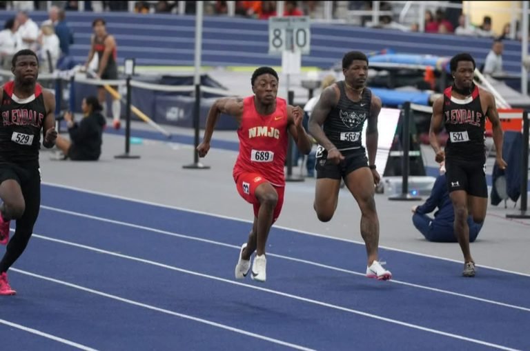 Rising star Nyamufarira wins back-to-back NJCAA 60m titles after blazing Gold in Kansas